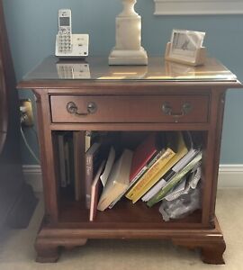 Stickley Solid Cherry Nightstand End Table 1 Drawer