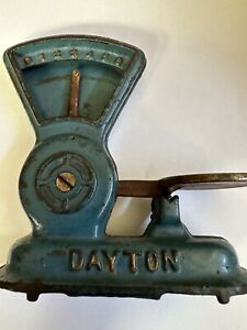 Vintage Dayton Cast Iron Toy Scale