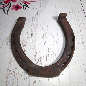  Antique Old Draft Horse Iron Metal Shoe Horseshoe Rustic Primitive Decor 