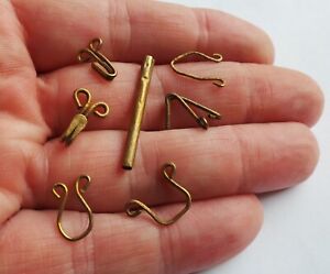6 Beautiful Clothes Fasteners En 1 Shoelace End From The 17th 18th Century 