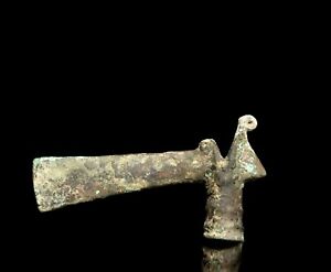Luristan Iron Age Bronze Decorated Socketed Axe