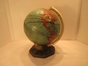 J Chein 9 Inch World Globe Pre 1989 With Soviet Union World Map