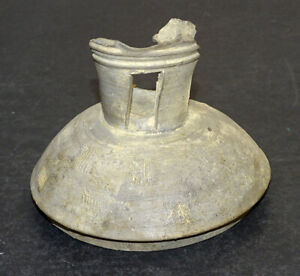 Ancient Korean Silla Kobae Pottery Footed Pedestal Bowl Lid Artifact Relic