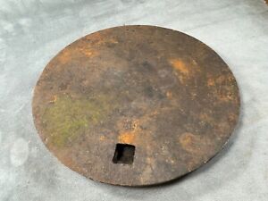 Antique Wood Cook Stove Iron Plate Lid 8 Dia Replacement Part Restore Pc