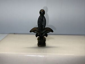 Cast Iron Fence Gate Finial Topper Opening Vintage Aa 579