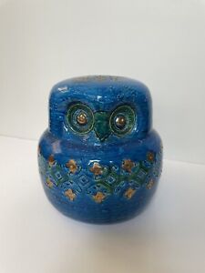 Owl Ceramic Mid Century Bitossi Raymor Fantoni Londi Alvino Bagni Era