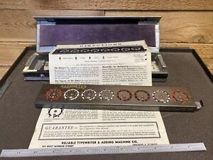 Vintage Addometer Portable Calculator Adding Machine In Original Box