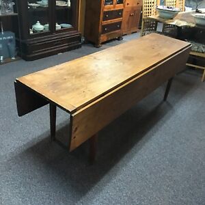 19th Century Country Style Harvest Drop Leaf Table
