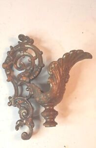 Antique Cast Iron Urn Topper Finial Lamp Part Fountain Heavy