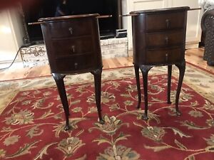 Antique Tulip Side Table
