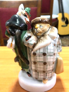 Beautiful Antique Used Old Figurine Mikhalkov S Fable Fox Beaver Lfz 13cm Gift