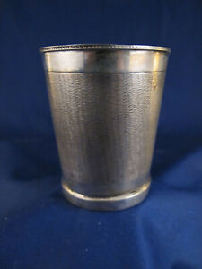 C1800 Polish Silver Hand Made Beaker Cup Signed 12 