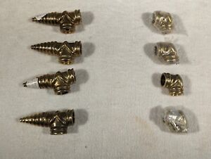 Vtg Drawer Cabinet Handle Pull Made In Korea Brass By Sarreid Ltd Four Sets
