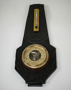 Antique Art Deco French Aneroid Barometer Scientific