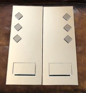 Unique Pair Custom Postmodern Mid Century Modern Mirrored Candle Wall Sconces