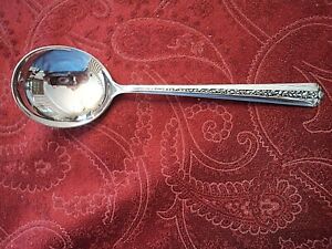 Towle Rambler Rose Sterling Cream Soup Spoon S 6 3 8 No Monogram