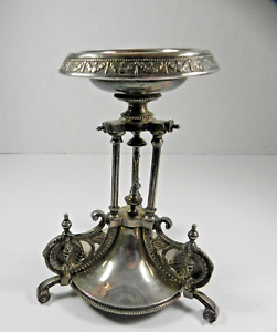 Victorian Silverplate Centerpiece Egyptian Revival Epergne