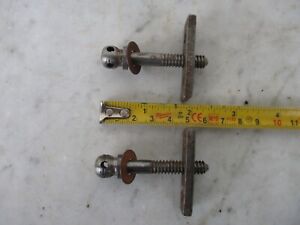 2 Bolts Screws Nuts French Antique Bed Or Other Old Furniture Unused 2 1 4 