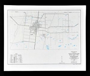 Texas Map Brooks County Falfurrias Town Plan Department Of Transportation