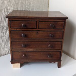 19th Century Mahogany Apprentice Piece Chest Of Drawers 