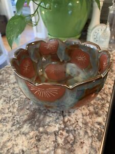 Vintage Confectionery Vessel Bowl Japanese Pottery Tea Ceremony Tools Euc