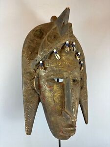 231054 Old African Bambara Mask Mali 