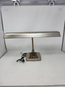 Vintage Mid Century Modern Metal Gooseneck Desk Lamp Mcm