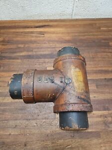 F3 Antique Wood Foundry Pattern Mold Industrial Pipe Fitting Decor Cool