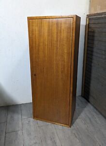 Vintage Mid Century Danish Modern Teak Wood Cabinet With Door Shelf