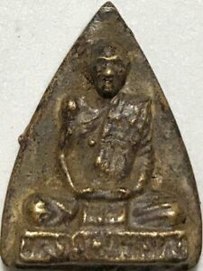 Phra Lp Prom Rare Old Thai Buddha Amulet Pendant Magic Ancient Idol 10