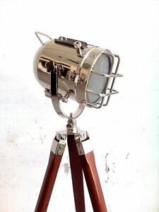 Vintage Shoot Floor Lamp Nautical Searchlight Handmade Designer Spot Light Lamp