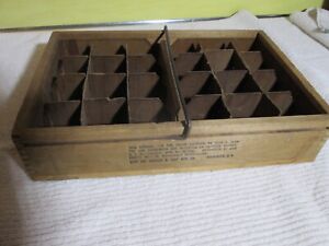 Antique 1906 Star Egg Carrier Wooden Crate Box John G Elbs Rochester Ny 2 Dozen