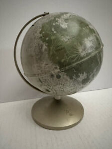 Rare 1963 The Moon Bank From Replogle Globes Mapped By Adler Astronomical Museum