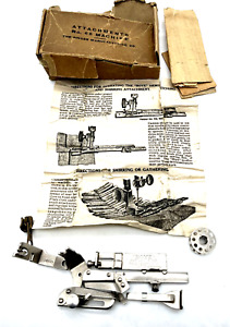 1907 Boye Hemstitcher And Shirrer Universal Sewing Machine Attachment Rare
