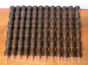 12 Furniture Bed Spindles Posts Craft Parts Supply Plastic Legs Salvage Pieces