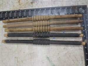 5 Antique Spindles Wood Turnings Some Old Finish Chair Parts Diy Crafts