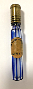 Antique 1920s Renaud Sweet Pea Perfume Glass Stylo Flacon Bottle Germany