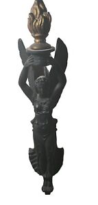 Antique Apollo Bronze Chandelier Angel