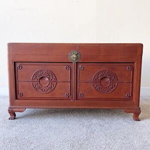 Early 20th Century Asian Dowry Blanket Or Storage Chest By J L George