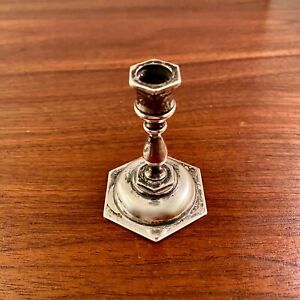 Heath Middleton English Sterling Silver Miniature Candlestick C 1897