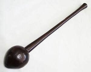 1850 S African Zulu Tribe Wooden Large Knobkerri Wooden Club Dil 