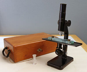E Leitz Wetzlar Vintage Portable Trichinen Or Meat Inspector S Microscope W Case