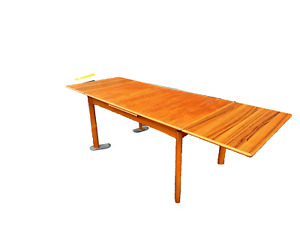 Beautiful Mid Century Danish Mobler Extension Leaves Dining Room Table