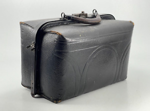 Antique Vintage 19th Century Medical Travel Doll Bag Hard Case Horsford Label