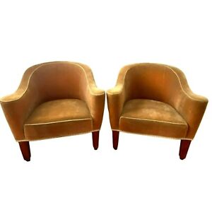 Vintage Josef Hoffmann Villa Gallia Lounge Club Chairs By Wittmann Pair Art Deco