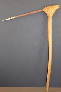 Antique Papua New Guinea Highland Tribal Cassowary Claw Fighting Club C1890 