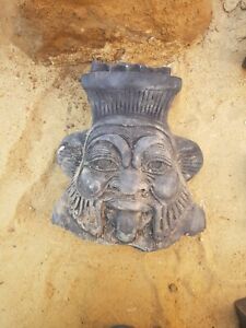 Rare Antique Ancient Egyptian Big Heavy Head God Bes Protector Fight Evil 2480bc