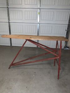 Antique Vintage Wooden Ironing Board Alst