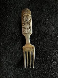 Vintage Antique Silver Plate Baby Fork