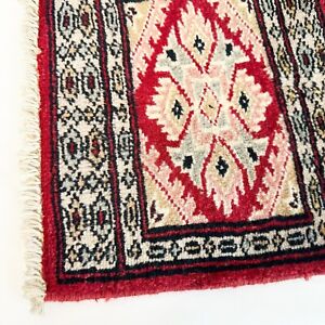 Vintage Turkish Wool Handwoven Geometric Miniature Prayer Rug 12 X 12 